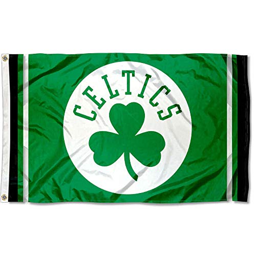WinCraft Boston Celtics Shamrock Logo Flag and Banner - 757 Sports Collectibles