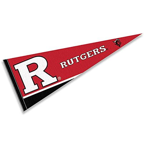 College Flags & Banners Co. Rutgers Pennant Full Size Felt - 757 Sports Collectibles