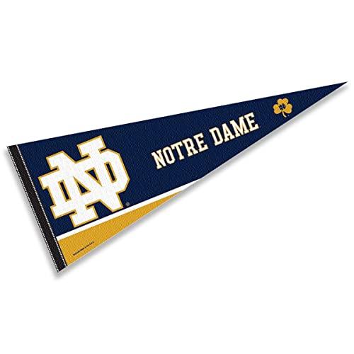College Flags & Banners Co. Fighting Irish Pennant Full Size Felt - 757 Sports Collectibles