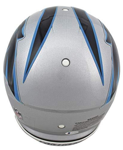 Panthers Luke Kuechly"Keep Pounding" Signed Proline Full Size Speed Helmet BAS - 757 Sports Collectibles