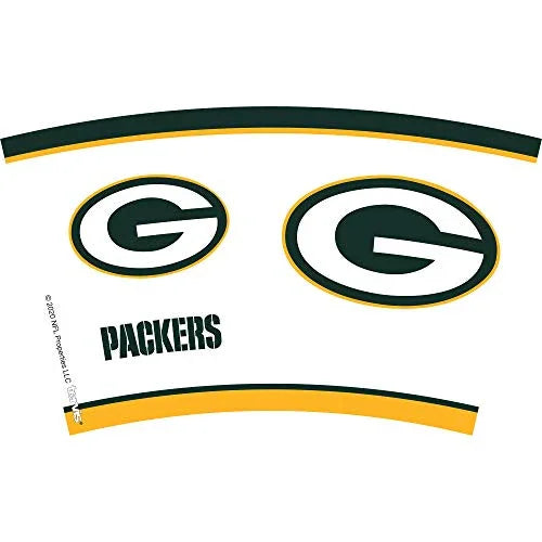 Tervis Made in USA Double Walled NFL Green Bay Packers Insulated Tumbler Cup Keeps Drinks Cold & Hot, 16oz, Tradition - 757 Sports Collectibles