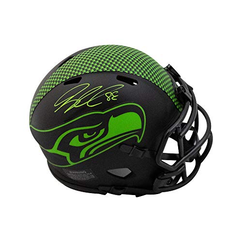 Greg Olsen Autographed Seattle Seahawks Eclipse Mini Football Helmet - BAS COA - 757 Sports Collectibles