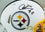 Chase Claypool Autographed Pittsburgh Steelers Flat White Mini Helmet - Beckett W Auth Black - 757 Sports Collectibles
