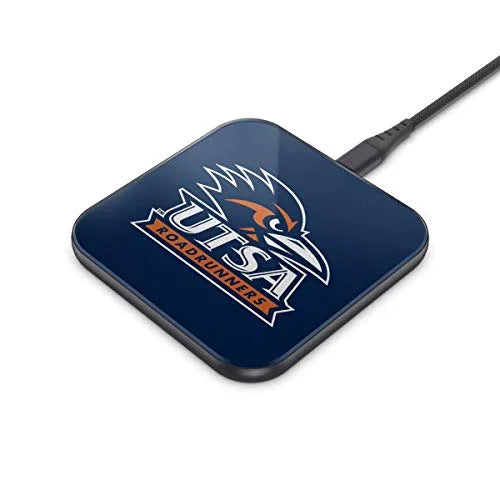 NCAA Texas San Antonio Roadrunners Wireless Charging Pad, White - 757 Sports Collectibles