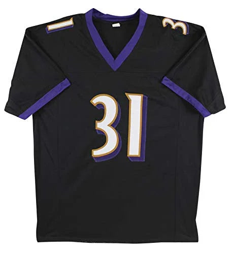 Jamal Lewis Authentic Signed Black Pro Style Jersey Autographed BAS Witnessed - 757 Sports Collectibles