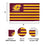 Desert Cactus Central Michigan University Flag CMU Chippewas Flags Banners 100% Polyester Indoor Outdoor 3x5 (Nation) - 757 Sports Collectibles