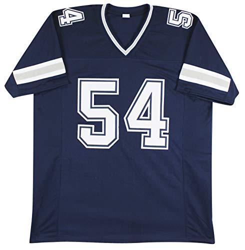 Randy White"HOF 94" Authentic Signed Blue Pro Style Jersey BAS Witnessed - 757 Sports Collectibles