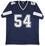 Randy White"HOF 94" Authentic Signed Blue Pro Style Jersey BAS Witnessed - 757 Sports Collectibles