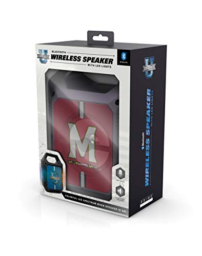 NCAA Maryland Terrapins ShockBox XL Wireless Bluetooth Speaker, Team Color - 757 Sports Collectibles