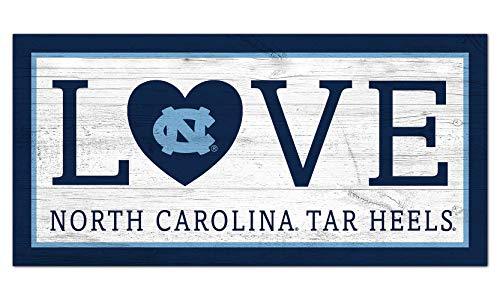 Fan Creations NCAA North Carolina Tar Heels Unisex University of North Carolina Love Sign, Team Color, 6 x 12 - 757 Sports Collectibles