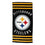The Northwest Company Northwest NFL Pittsburgh Steelers Stripes Beach Towel, 30" x 60" , Black - 757 Sports Collectibles