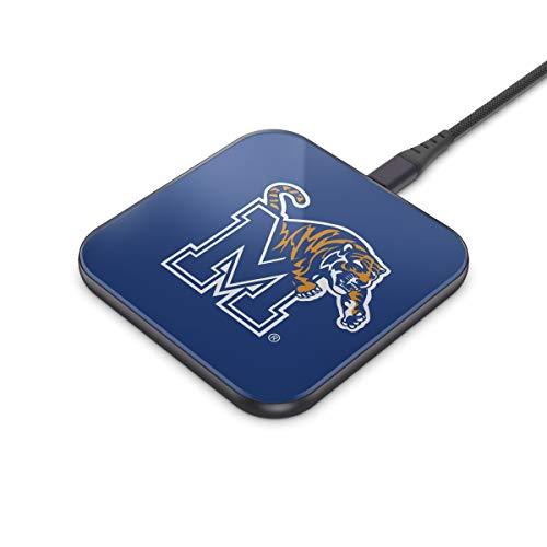 NCAA Memphis Tigers Wireless Charging Pad, White - 757 Sports Collectibles
