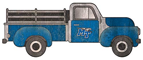 Fan Creations NCAA Middle Tennessee State Blue Raiders Unisex MTSU 15in Truck Cutout, Team Color, 15 inch - 757 Sports Collectibles