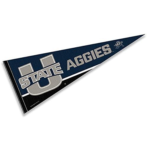 College Flags & Banners Co. Utah State Aggies Pennant Full Size Felt - 757 Sports Collectibles