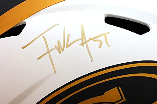 Frank Gore Autographed San Francisco 49ers F/S Lunar Speed Helmet - JSA W Auth Gold - 757 Sports Collectibles