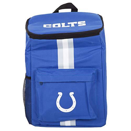 FOCO Cooler Backpack – Portable Soft Sided Ice Chest – Insulated Bag Holds 36 Cans (Indianapolis Colts) - 757 Sports Collectibles