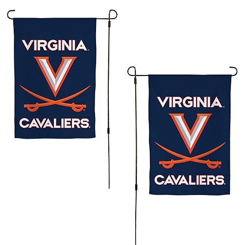 University of Virginia Garden Flag Cavaliers UVA Wahoos Banner 100% Polyester (Design C) - 757 Sports Collectibles