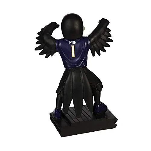 Team Sports America NFL Baltimore Ravens Fun Colorful Mascot Statue 12 Inches Tall - 757 Sports Collectibles