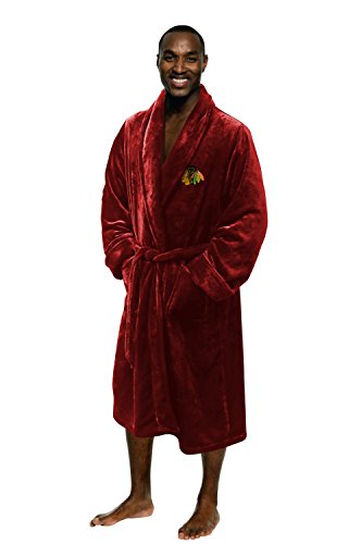 NORTHWEST NHL Chicago Blackhawks Silk Touch Bath Robe, Large/X-Large, Team Colors - 757 Sports Collectibles