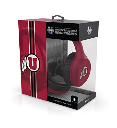 SOAR NCAA Wireless On-Ear Headphones, Utah Utes - 757 Sports Collectibles