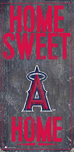 Fan Creations MLB Los Angeles Angels Unisex Los Angeles Angels Home Sweet Home Sign, Team Color, 6 x 12 - 757 Sports Collectibles