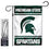 Michigan State Spartans Garden Flag and Flag Stand Holder Flagpole Set - 757 Sports Collectibles