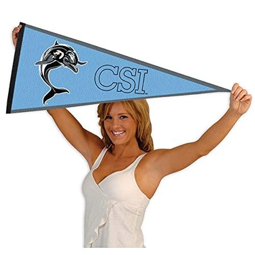 College Flags & Banners Co. Staten Island Dolphins Pennant - 757 Sports Collectibles