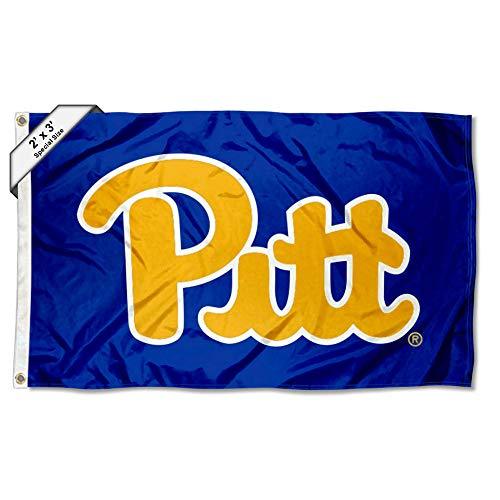College Flags & Banners Co. Pittsburgh Panthers Royal Blue Small 2x3 Foot Flag - 757 Sports Collectibles