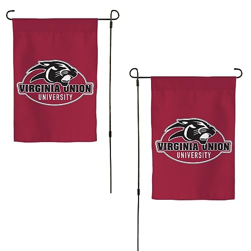 Virginia Union University Garden Flag NU Wildcats Banner 100% Polyester (Design 1) - 757 Sports Collectibles