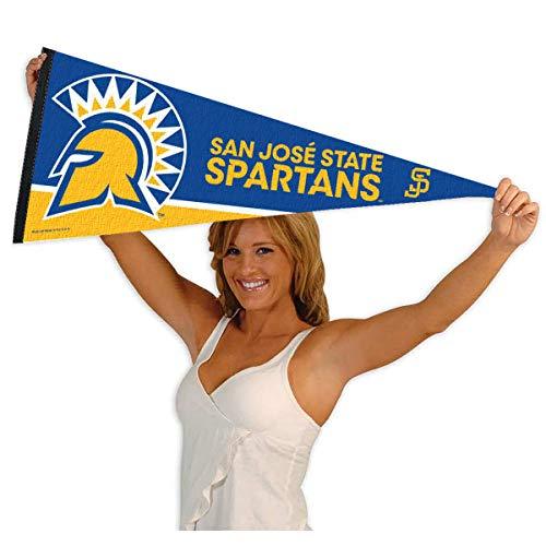 College Flags & Banners Co. San Jose State University Pennant Full Size Felt - 757 Sports Collectibles