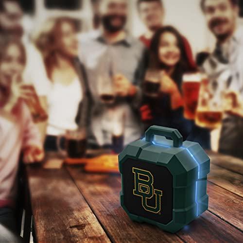 NCAA Baylor Bears Shockbox LED Wireless Bluetooth Speaker, Team Color - 757 Sports Collectibles