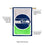 Team Sports America NFL Double Sided Seattle Seahawks House Flag Officially Licensed Sports Flag for Home Office Yard Sports Gift - 757 Sports Collectibles
