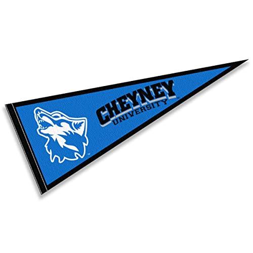 College Flags & Banners Co. Cheyney University Wolves Pennant - 757 Sports Collectibles