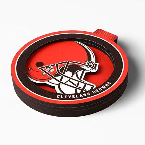 YouTheFan NFL Cleveland Browns 3D Logo Series Ornament - 757 Sports Collectibles