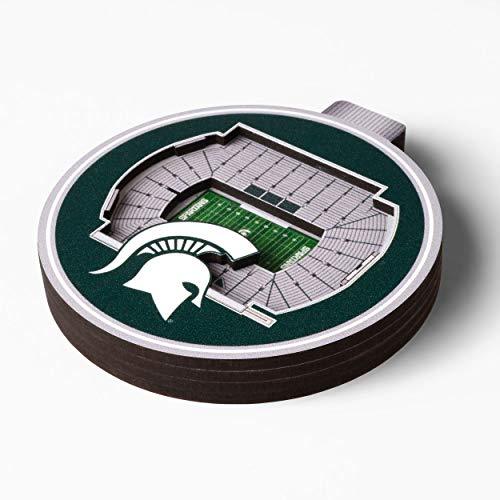 YouTheFan NCAA Michigan State Spartans FB 3D StadiumView Ornament - Spartan Stadium - 757 Sports Collectibles