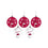 FOCO Arkansas Razorbacks NCAA 5 Pack Shatterproof Ball Ornament Set - 757 Sports Collectibles