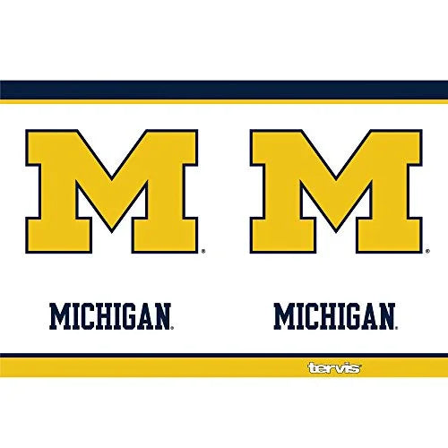 Tervis Triple Walled University of Michigan UM Wolverines Insulated Tumbler Cup Keeps Drinks Cold & Hot, 30oz - Stainless Steel, Tradition - 757 Sports Collectibles