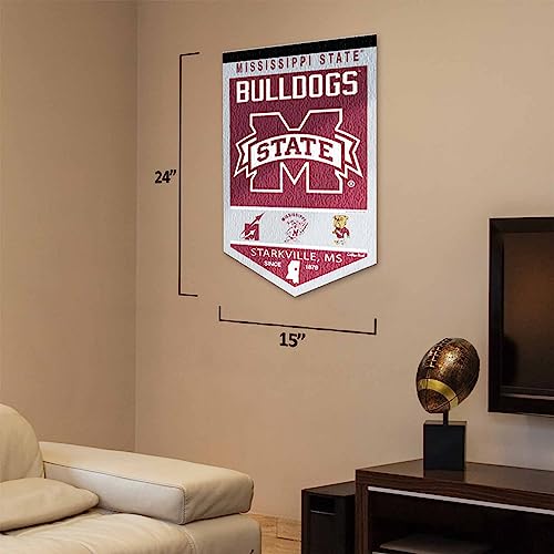 Mississippi State Bulldogs Heritage History Banner Pennant - 757 Sports Collectibles