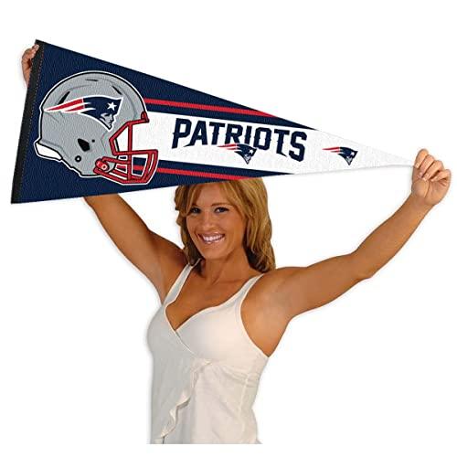 WinCraft New England Patriots Official 30 inch Large Pennant - 757 Sports Collectibles