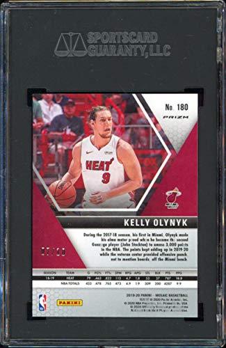 Kelly Olynyk 2019 Panini Mosaic #180 Gold Fast Break Prizm 7/10 Card Grade 9 SGC - 757 Sports Collectibles
