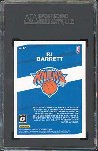 Knicks R.J. Barrett 2019 Donruss Optic #17 My House! Rookie Card Graded 9.5! SGC - 757 Sports Collectibles