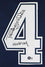 Randy White"HOF 94" Authentic Signed Blue Pro Style Jersey BAS Witnessed - 757 Sports Collectibles