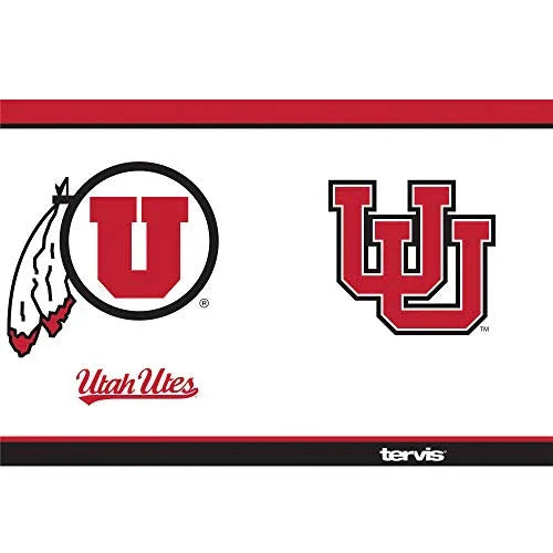 Tervis Triple Walled University of Utah Utes Insulated Tumbler Cup Keeps Drinks Cold & Hot, 30oz - Stainless Steel, Tradition - 757 Sports Collectibles