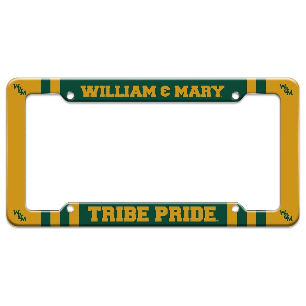 College of William & Mary Logo License Plate Tag Frame - 757 Sports Collectibles