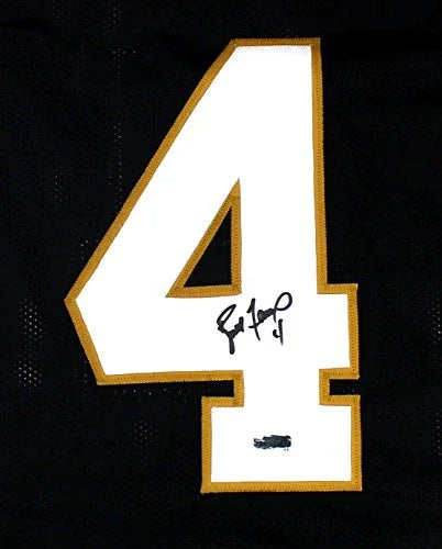 Brett Favre Autographed/Signed Southern Miss Golden Eagles Black Custom Jersey - 757 Sports Collectibles