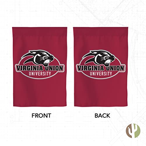 Virginia Union University Garden Flag NU Wildcats Banner 100% Polyester (Design 1) - 757 Sports Collectibles