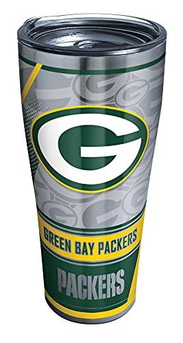Tervis Triple Walled NFL Green Bay Packers Insulated Tumbler Cup Keeps Drinks Cold & Hot, 30oz - Stainless Steel, Edge - 757 Sports Collectibles