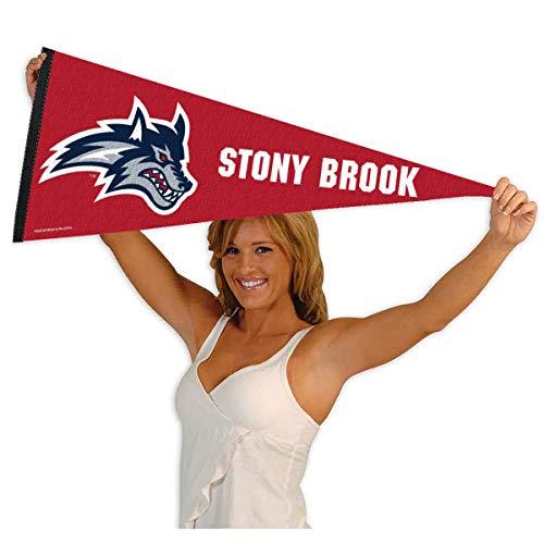 College Flags & Banners Co. Stony Brook Seawolves Pennant Full Size Felt - 757 Sports Collectibles