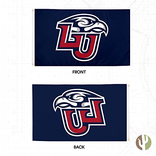 Desert Cactus Liberty University Flag Flames Flags Banners 100% Polyester Indoor Outdoor 3x5 (Style 1) - 757 Sports Collectibles