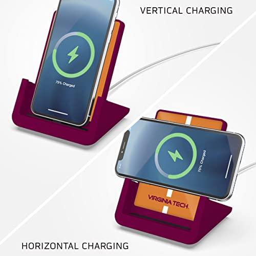 SOAR NCAA Wireless Charging Stand V.4, Virginia Tech Hokies - 757 Sports Collectibles